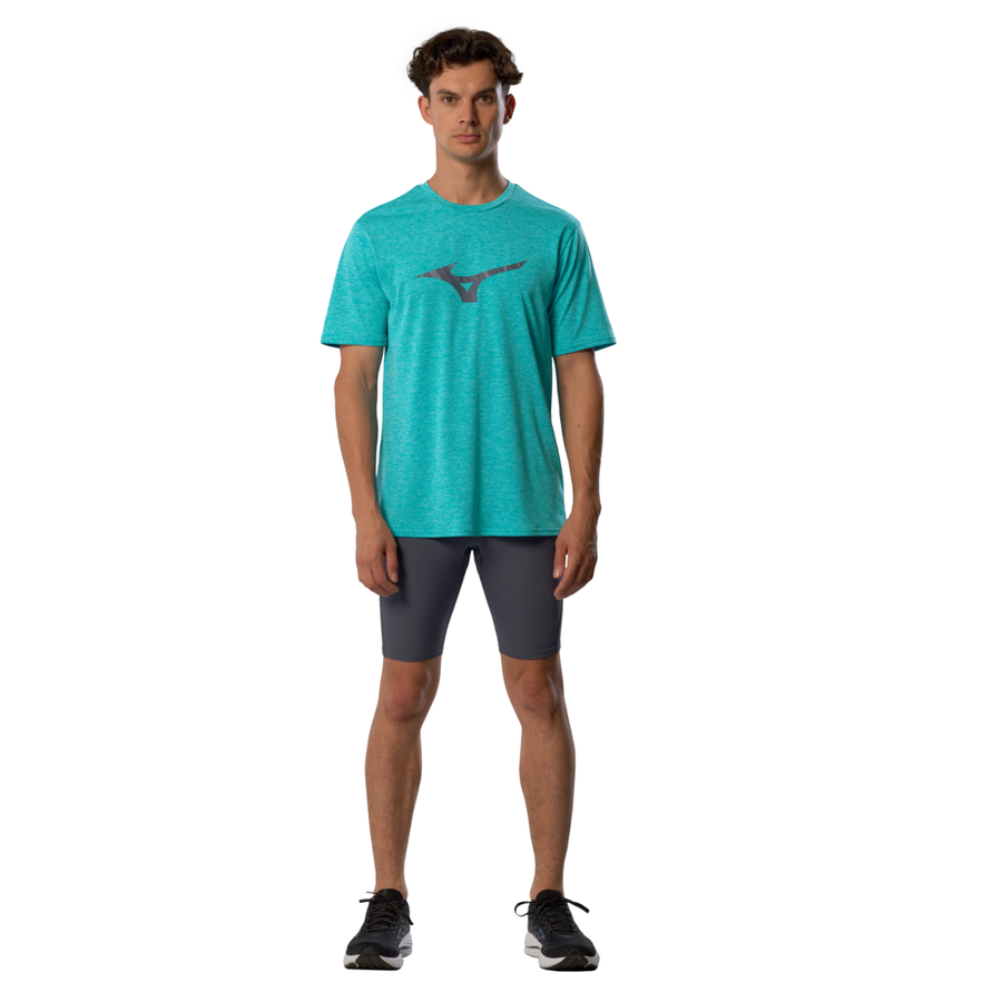 Mizuno Core Runbird Short Sleeve Tee Capri Breeze